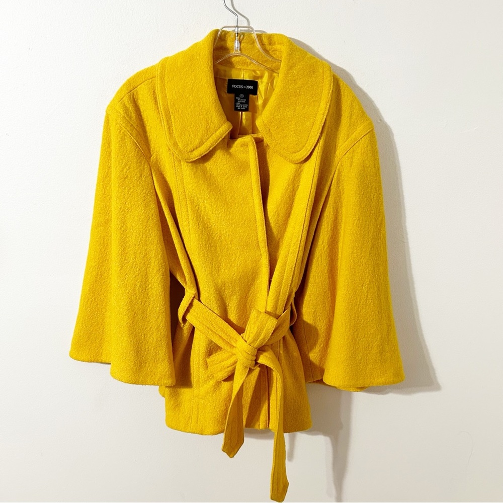 Focus 2000 Yellow Trench Coat